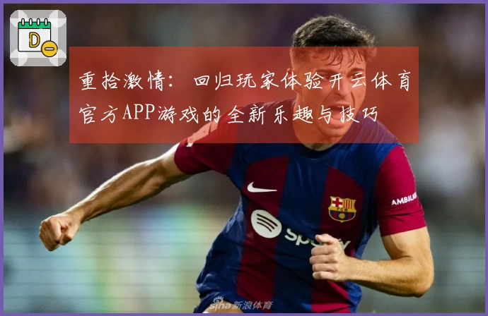 重拾激情：回归玩家体验开云体育官方APP游戏的全新乐趣与技巧